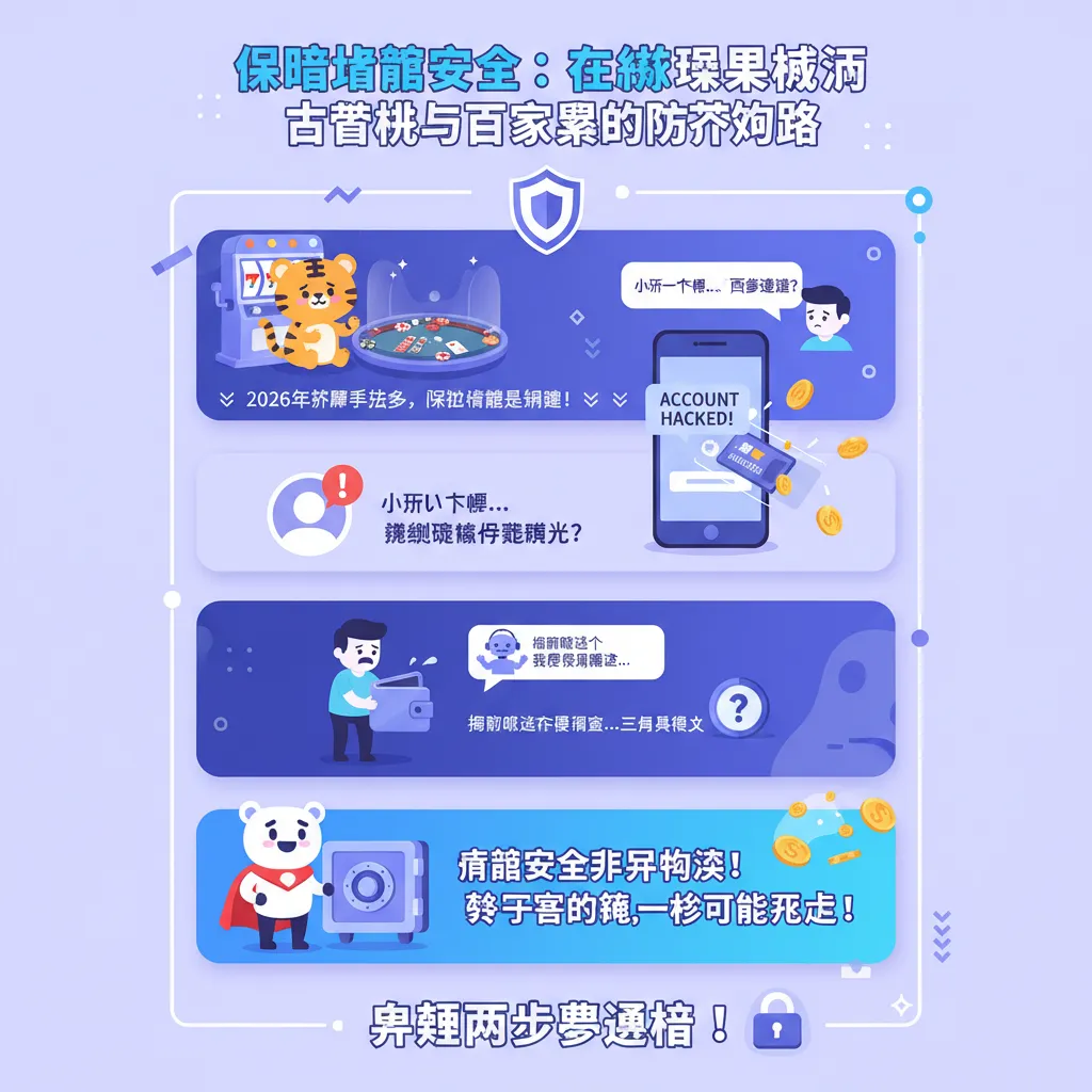保障帳號安全：在線上娛樂城玩老虎機與百家樂的防詐攻略